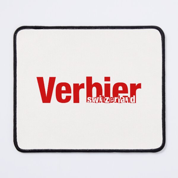 Item preview, Verbier Switzerland / Exclusion / Red / Snow (White) Background designed and sold by PEK1787.