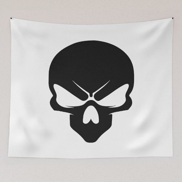 Item preview, logo (skull) (Black) designed and sold by atzek.