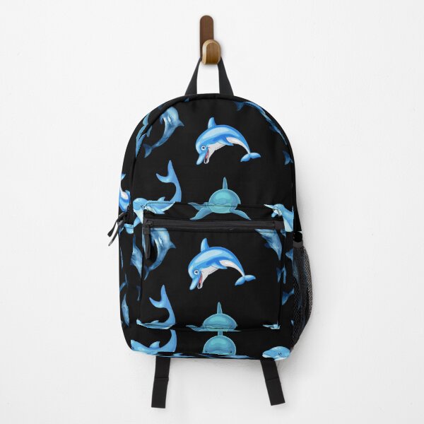 Item preview, Happy Blue Dolphins Swimming designed and sold by capefox.