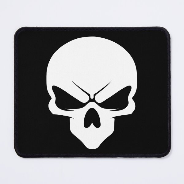 Item preview, logo (skull) (white) designed and sold by atzek.