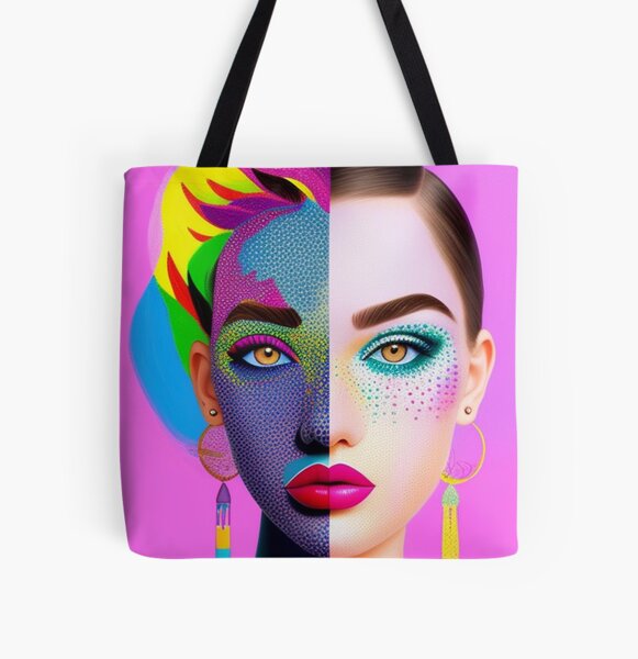 Vista previa del artículo con la obra «Makeup - Pointillism », diseñado y vendido por Roxburylane.