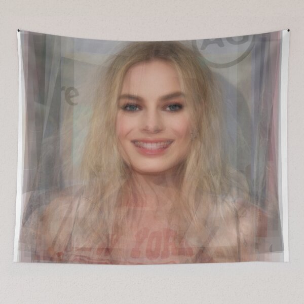 Item preview, Margot Robbie Overlay Portrait designed and sold by Steven Socha.