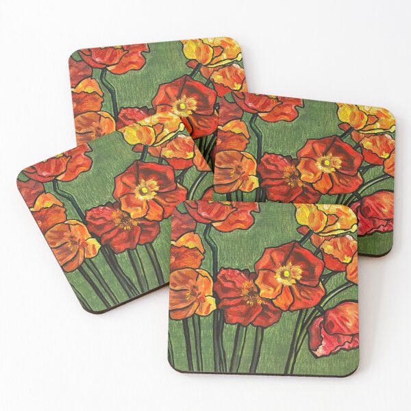 Item preview, Sunny Poppies designed and sold by Amber Wicks.