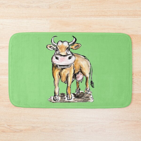 Item preview, Cow, watercolor, fine art designed and sold by janianna.