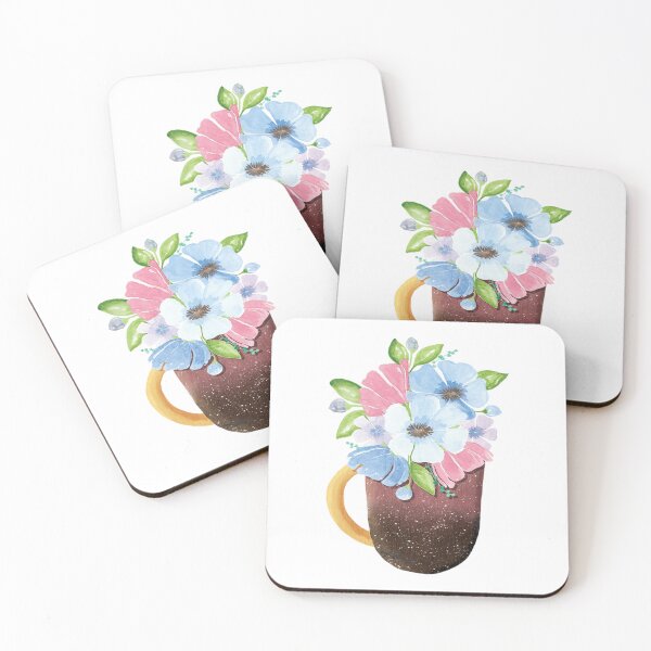Item preview, Loose florals in a mug designed and sold by kslittleworld.