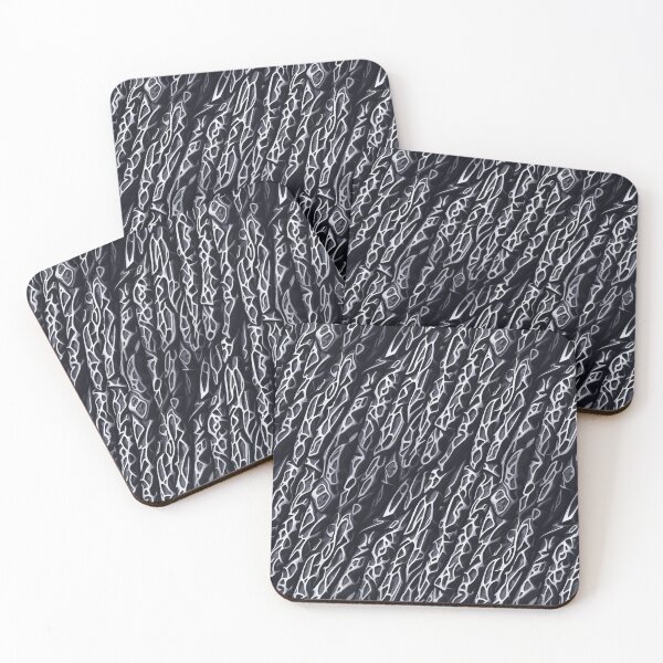 Item preview, Silver intricate metal pattern designed and sold by Theo-B.