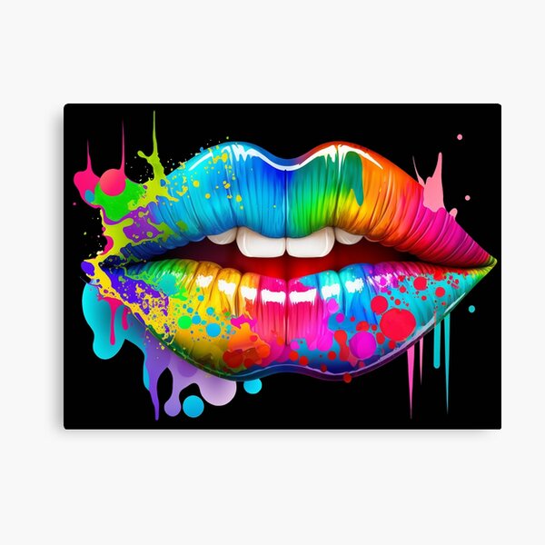 Big Mouth Lips Art Print