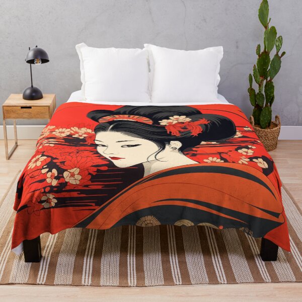Item preview, Enchanting Geisha: A Journey into Ukiyo-e Splendor designed and sold by TrendyArtInk.