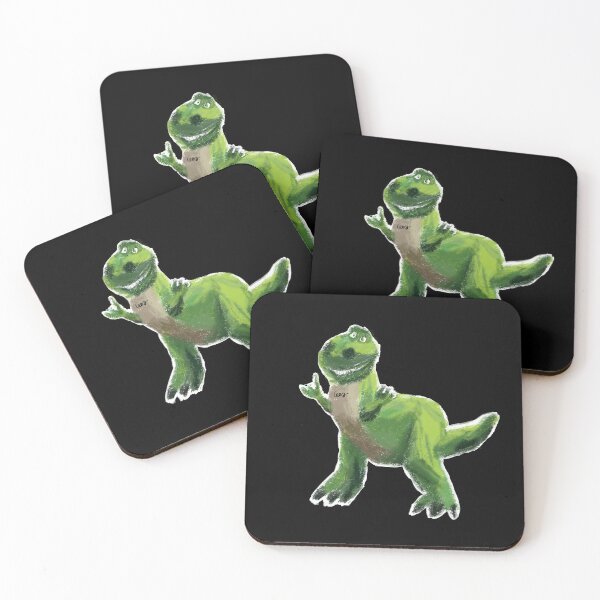 Item preview, T-Rex (black background) designed and sold by MentaLee.
