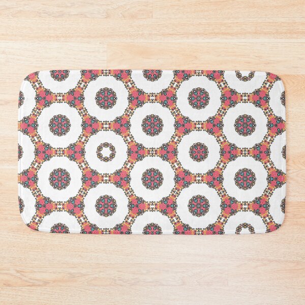 Item preview, Orange ,White and Blue Pattern  designed and sold by Nalwesya.