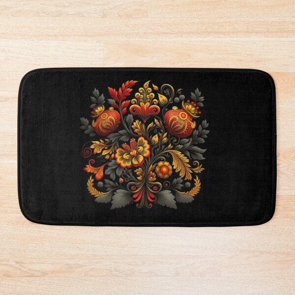 Item preview, Floral pattern Khokhloma designed and sold by LaVilleNouvelle.