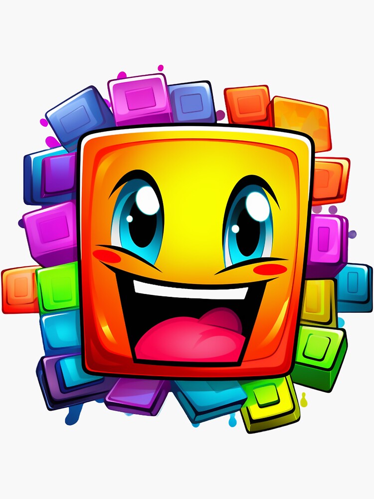 Geometry Dash Sticker - Sticker Mania