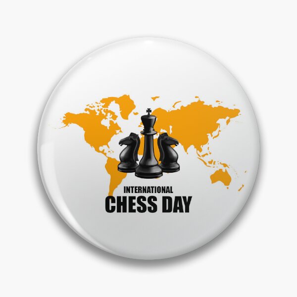 Item preview, International Chess Day - July 20 designed and sold by VimuDS.
