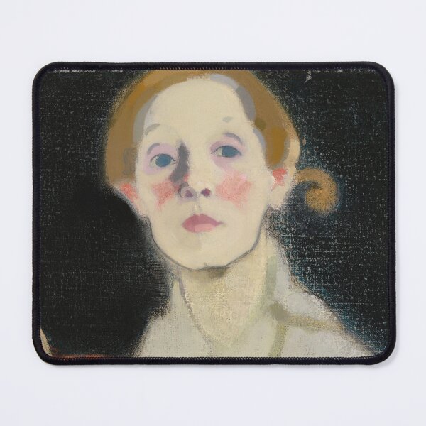 Item preview, Helene Schjerfbeck Self Portrait Black Background, 1915 designed and sold by Vintage Wall Art.