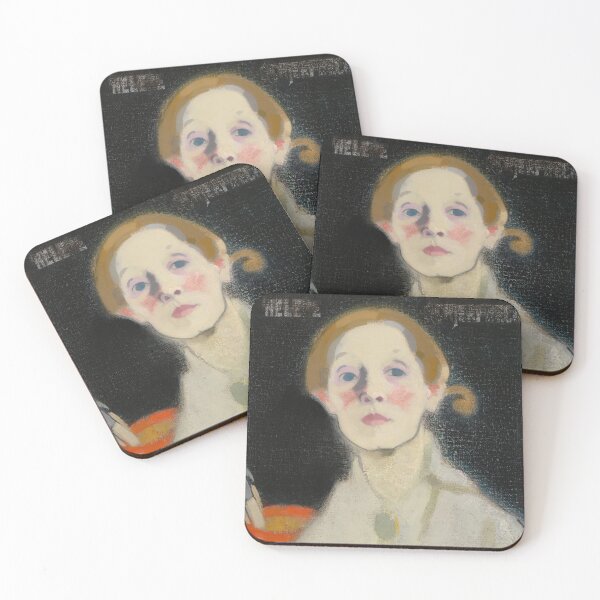 Item preview, Helene Schjerfbeck Self Portrait Black Background, 1915 designed and sold by Vintage Wall Art.