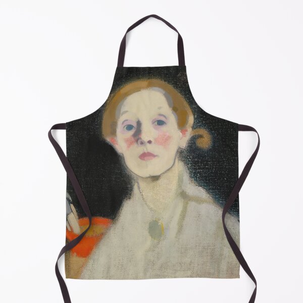 Item preview, Helene Schjerfbeck Self Portrait Black Background, 1915 designed and sold by Vintage Wall Art.