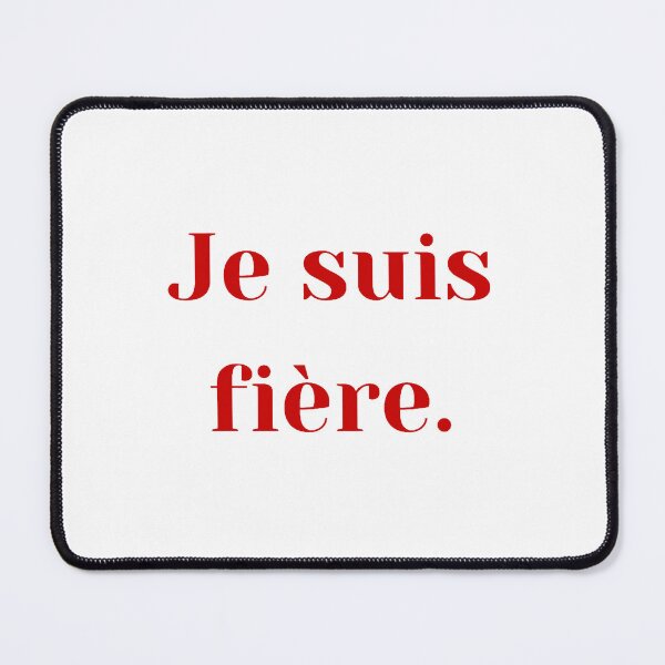 Item preview, je suis fière - red designed and sold by Jero-fan.