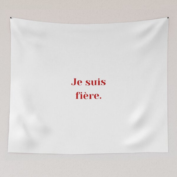 Item preview,  je suis fière - red designed and sold by Jero-fan.