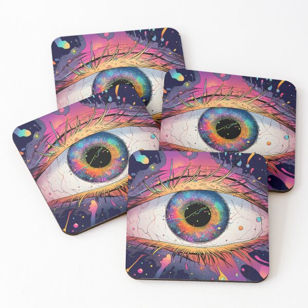 Item preview, The Intersection of Vision and Cosmos A Galaxy Inside an Eye designed and sold by Retro Fit.