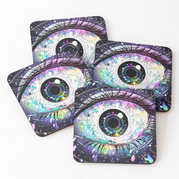 Item preview, The Human Eye A Canvas for a Mysterious Galactic Illustration designed and sold by Retro Fit.