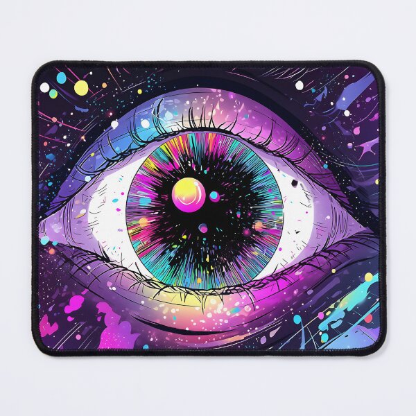 Item preview, The Eye's Galaxy An Intricate Line Art Exploration designed and sold by Retro Fit.