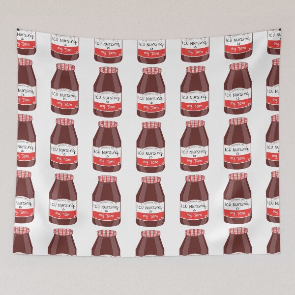 Item preview, ICU Nursing is my Jam designed and sold by peachesandfizz.