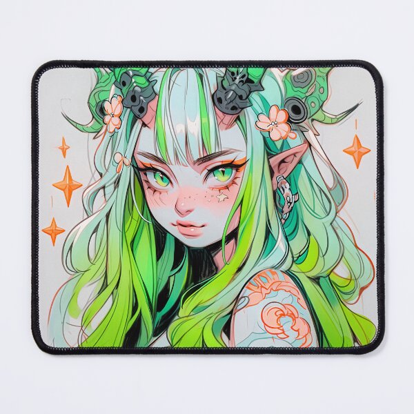 Item preview, Cute Nature Elf Anime Girl designed and sold by bubblegoth.