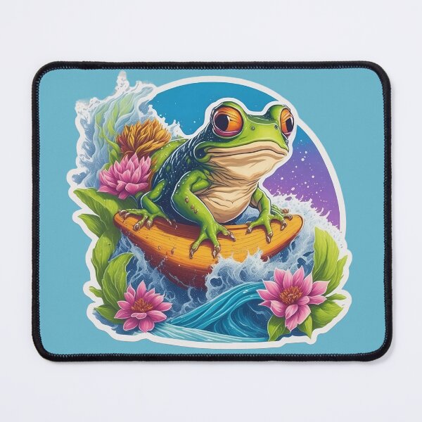 Item preview, Surfing frog designed and sold by Moons94.