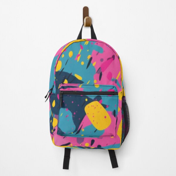 Item preview, Vibrant 80s-Inspired Paint Splatter Pattern designed and sold by delohill.
