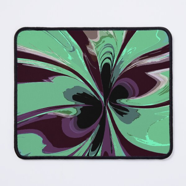 Item preview, Abstract Swirls Sea Green and Purple designed and sold by deniselynnimage.