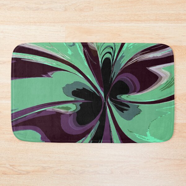 Item preview, Abstract Swirls Sea Green and Purple designed and sold by deniselynnimage.