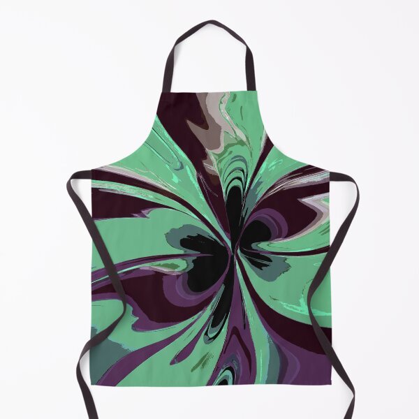 Item preview, Abstract Swirls Sea Green and Purple designed and sold by deniselynnimage.