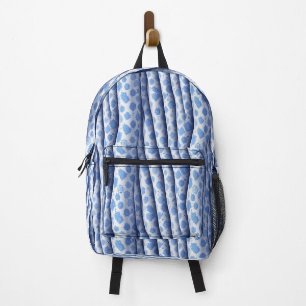 Item preview, White and blue intricate floral fabric pattern designed and sold by Theo-B.