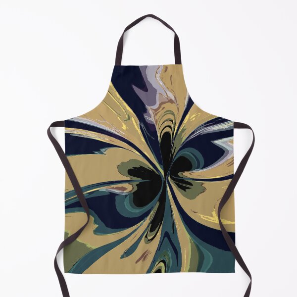 Item preview, Abstract Swirls Tan and Forest Green designed and sold by deniselynnimage.