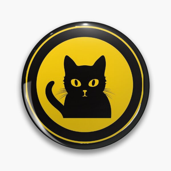 Artikelvorschau, Funny Cat Meme Warning Decal Sign entworfen und verkauft von Kubala Designs.