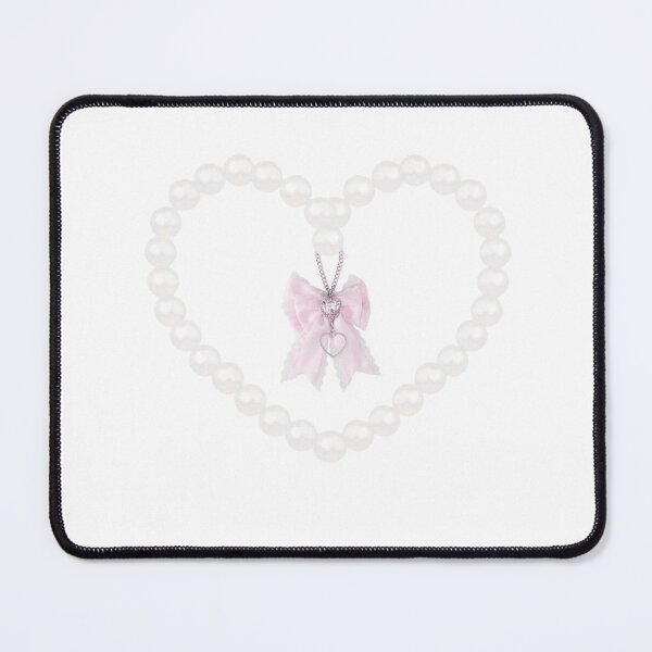Item preview, heart pearl bow designed and sold by tiffy r.