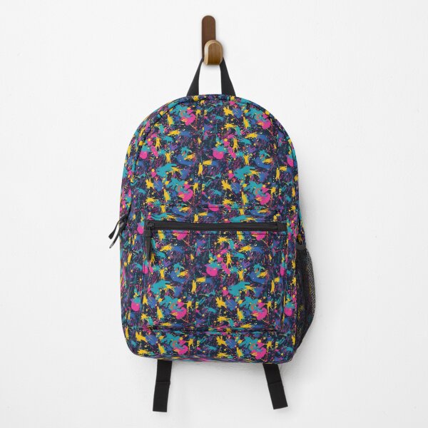 Item preview, Vibrant 80s-Inspired Paint Splatter Pattern designed and sold by delohill.