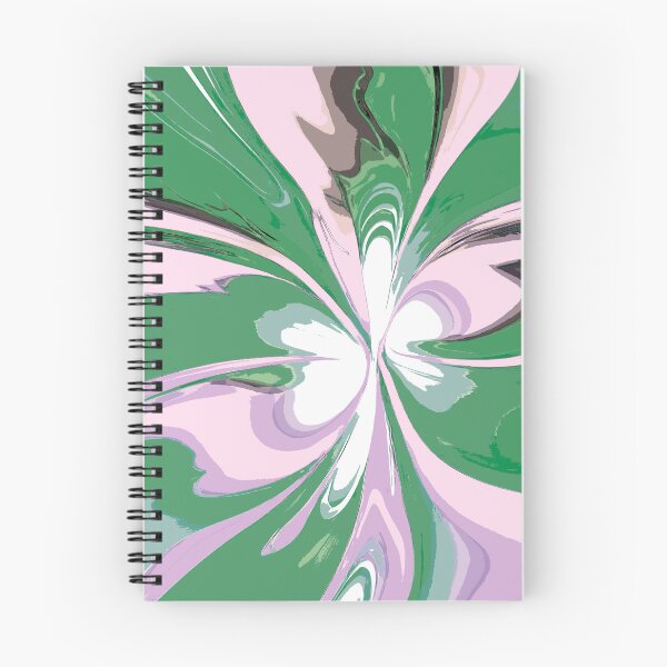Item preview, Abstract Swirls of Liliac and Green designed and sold by deniselynnimage.