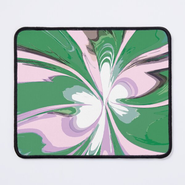 Item preview, Abstract Swirls of Liliac and Green designed and sold by deniselynnimage.