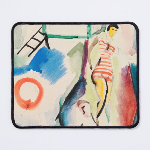 Item preview, Bathers Sulho Sipila Retro Beach Painting designed and sold by Vintage Wall Art.
