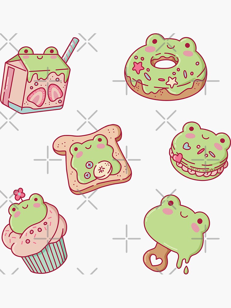 Treats Sticker Pack, Sweets Stickers, Candy Stickers, Fast Food