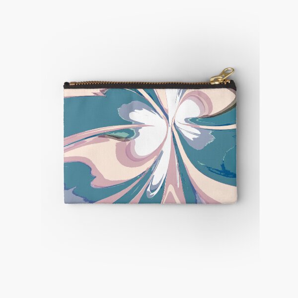 Item preview, Abstract Swirls of Sky Blue and Pink designed and sold by deniselynnimage.