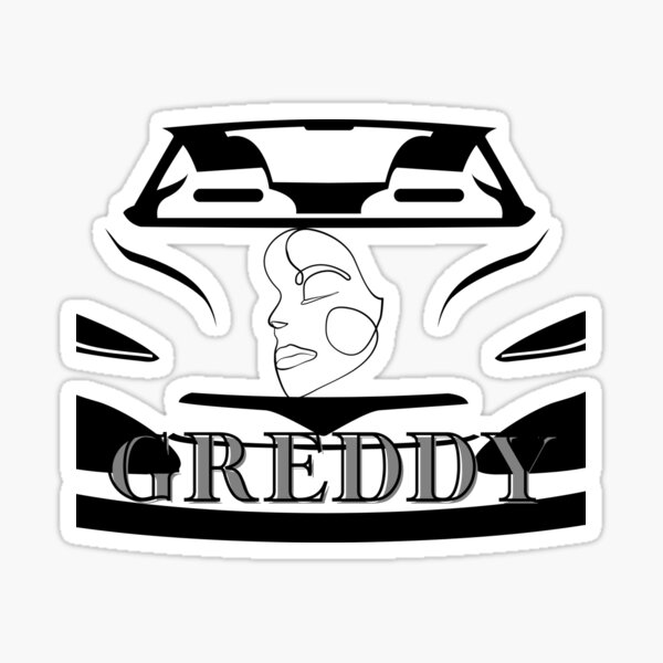 GReddy Sticker for Sale by rafkozShop