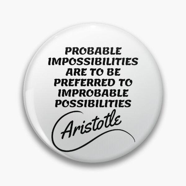 Item preview, Aristotle Quotes - Impossibilities 2 designed and sold by Writer Quotes.
