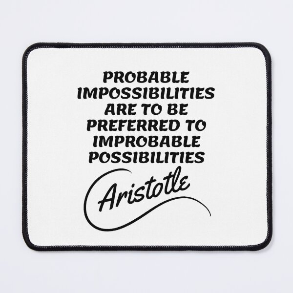 Item preview, Aristotle Quotes - Impossibilities 2 designed and sold by Writer Quotes.