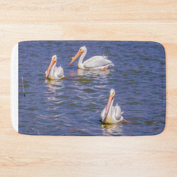 Item preview, White Pelicans on the Lakefront designed and sold by SafariByMarisa.