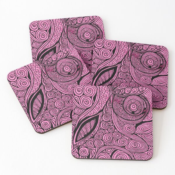 Item preview, Boho Pink Geometric designed and sold by AW2 Designs.