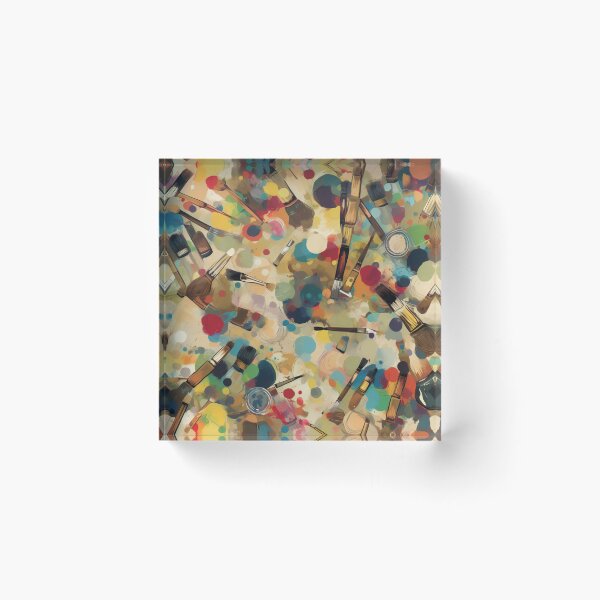 Item preview, Painters Mess Digital Pattern designed and sold by zolarche.