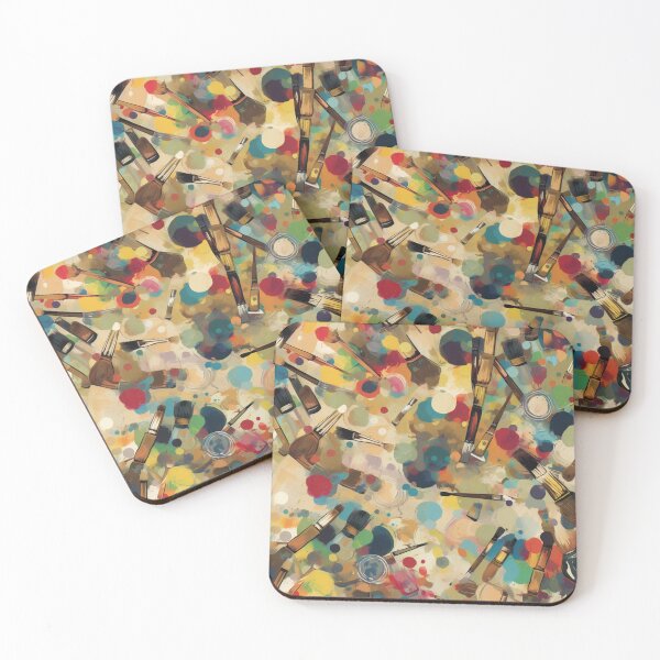 Item preview, Painters Mess Digital Pattern designed and sold by zolarche.