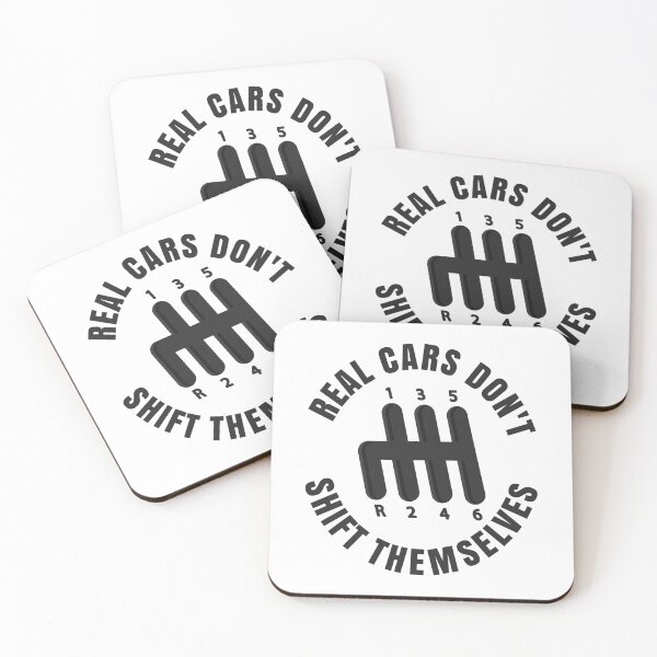 Item preview, Real Cars Don't Shift Themselves designed and sold by HandicraftArt.